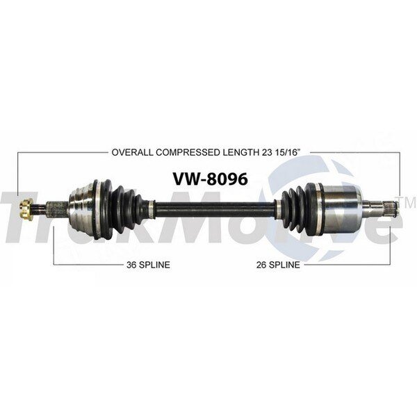 Cv Axle Shaft, Vw-8096, Surtrack Axle, Mfr#: VW-8096